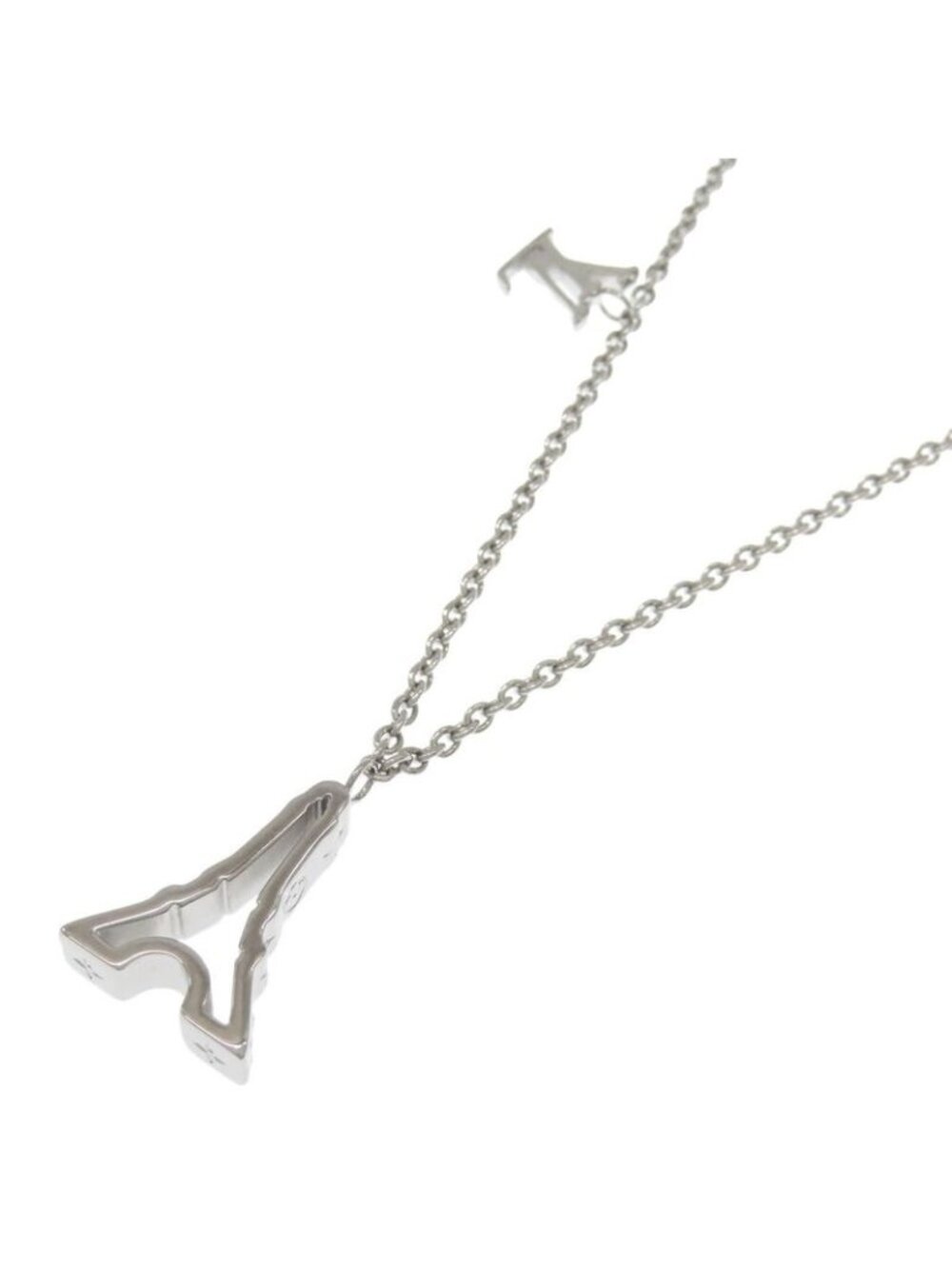 Louis Vuitton Pendant LV & Paris Eiffel Tower Necklace Metal